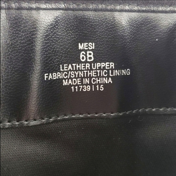 Ralph Lauren Mesi Black Leather Ankle Boots Dual Buckle Strap Almond Toe Size 6B - Picture 14 of 15